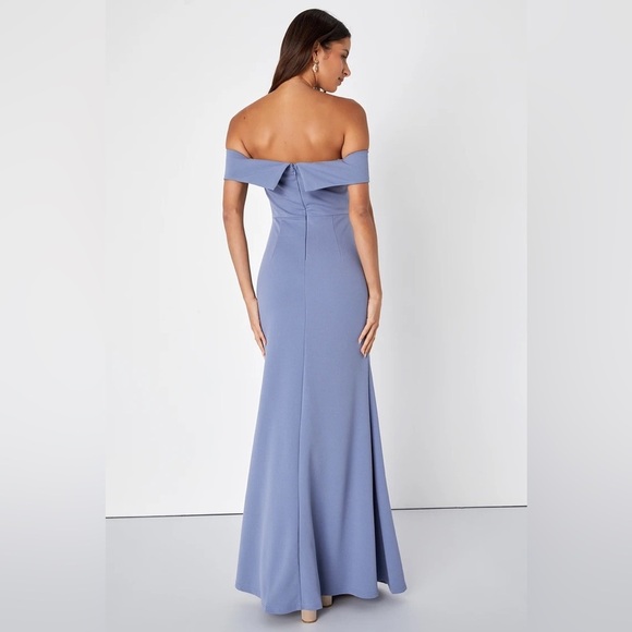 Lulu's Dresses Lulus Song Of Love Off The Shoulder Maxi Dress size Xsmall - Picture 3 of 15